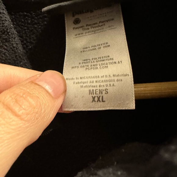 Patagonia Synchilla Men's Black Vest - Picture 4 of 6